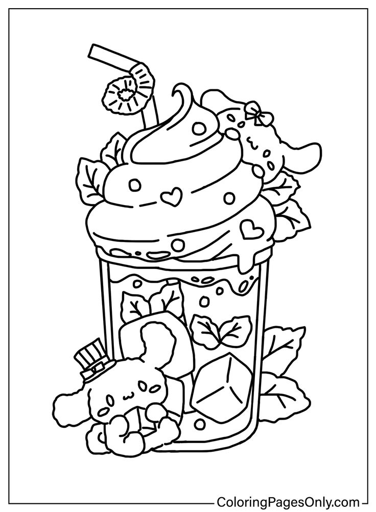 31 Fun Y2K Baddie Coloring Pages Printable 26