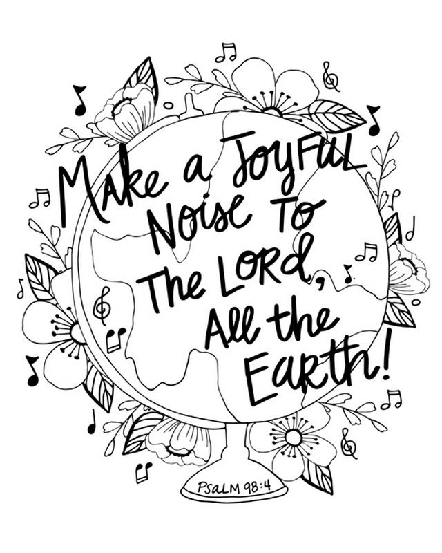 31 Joyful Coloring Pages Free Printable 2