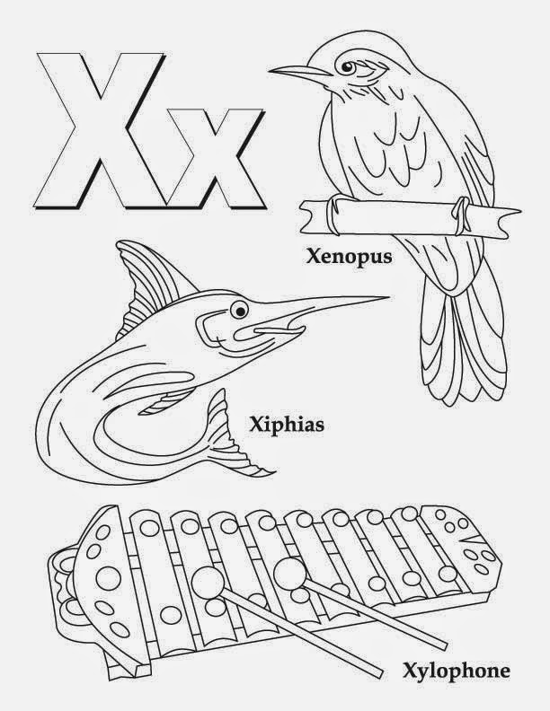 31 Preschool Letter X Coloring Pages Printable 12