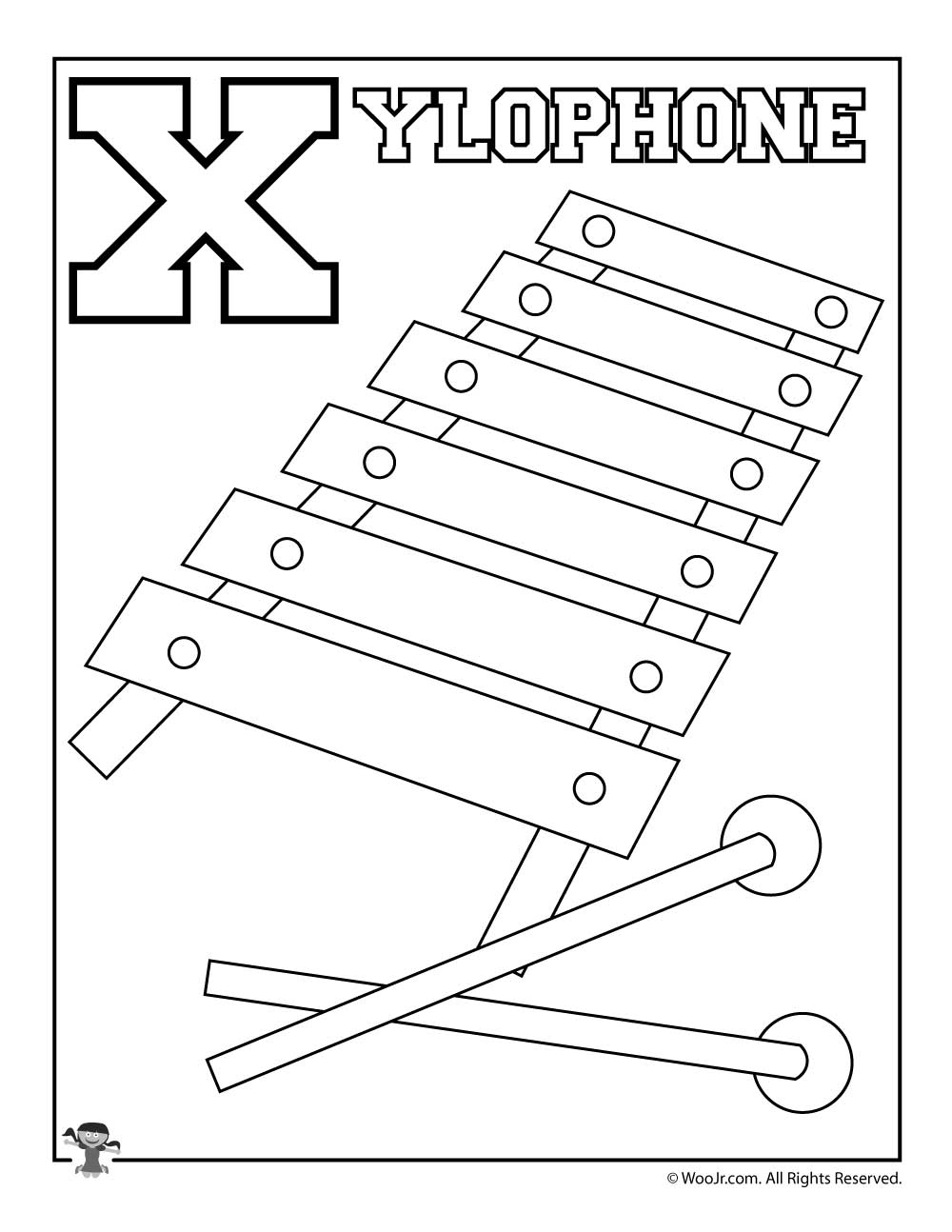 31 Preschool Letter X Coloring Pages Printable 25