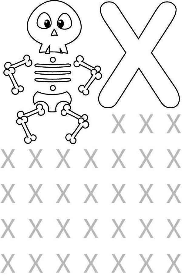 31 Preschool Letter X Coloring Pages Printable 28