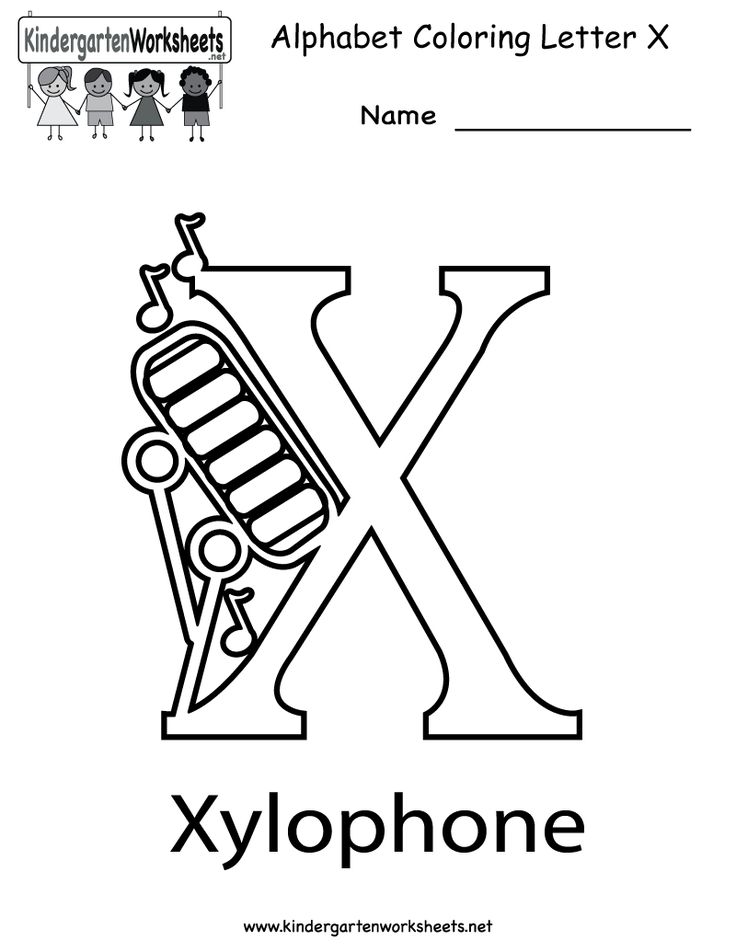 31 Preschool Letter X Coloring Pages Printable 33