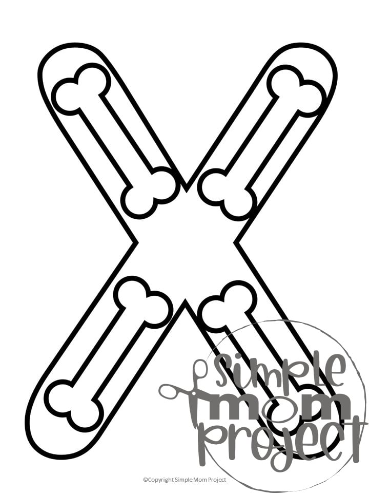 31 Preschool Letter X Coloring Pages Printable 8