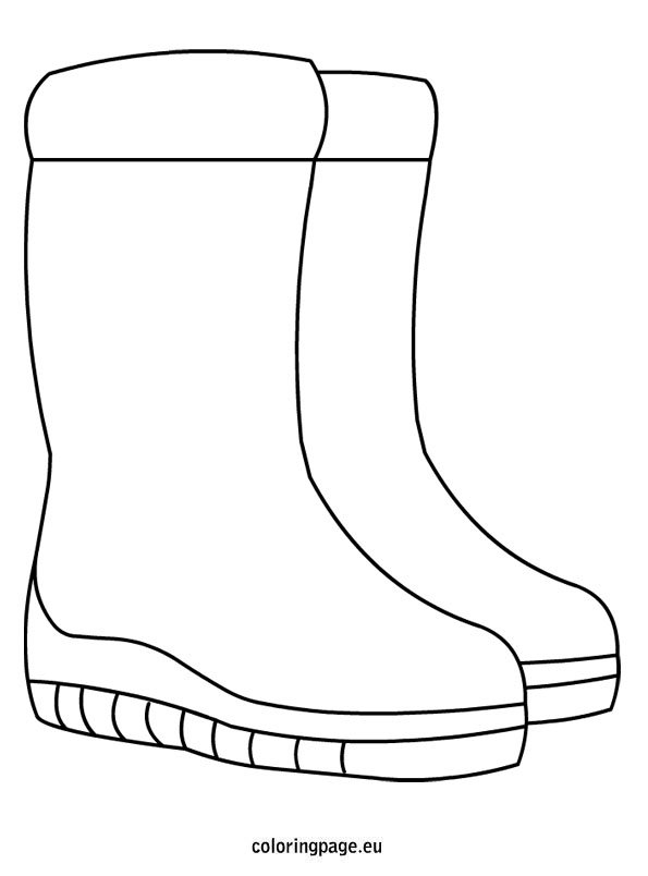 31 Stylish Boots Coloring Pages Printable 10