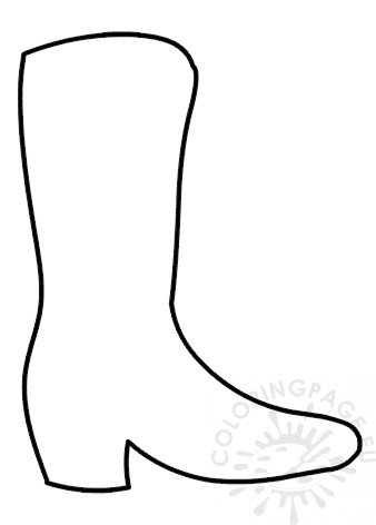 31 Stylish Boots Coloring Pages Printable 11