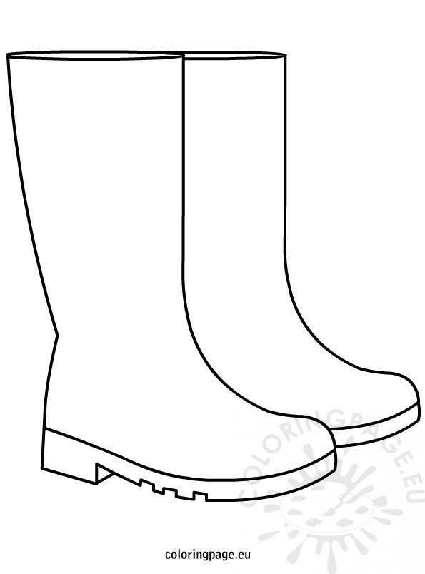 31 Stylish Boots Coloring Pages Printable 15