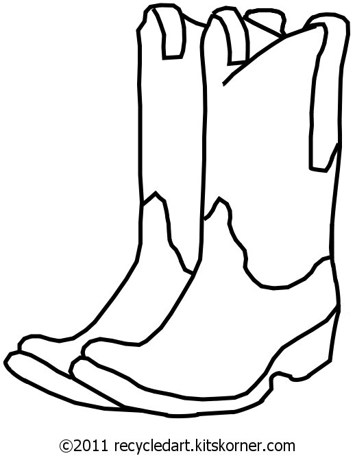 31 Stylish Boots Coloring Pages Printable 16