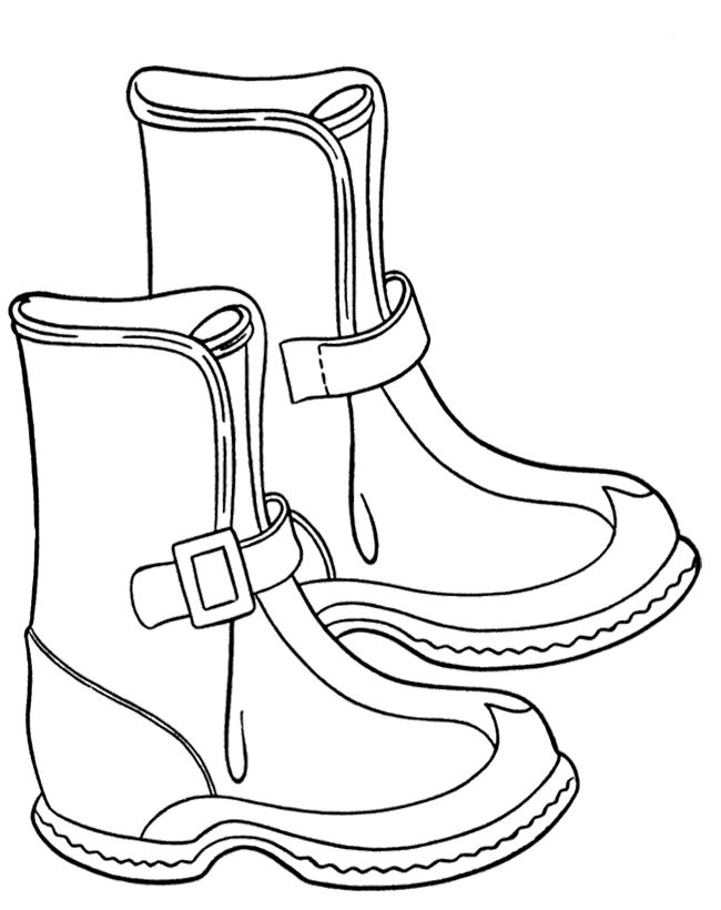 31 Stylish Boots Coloring Pages Printable 26