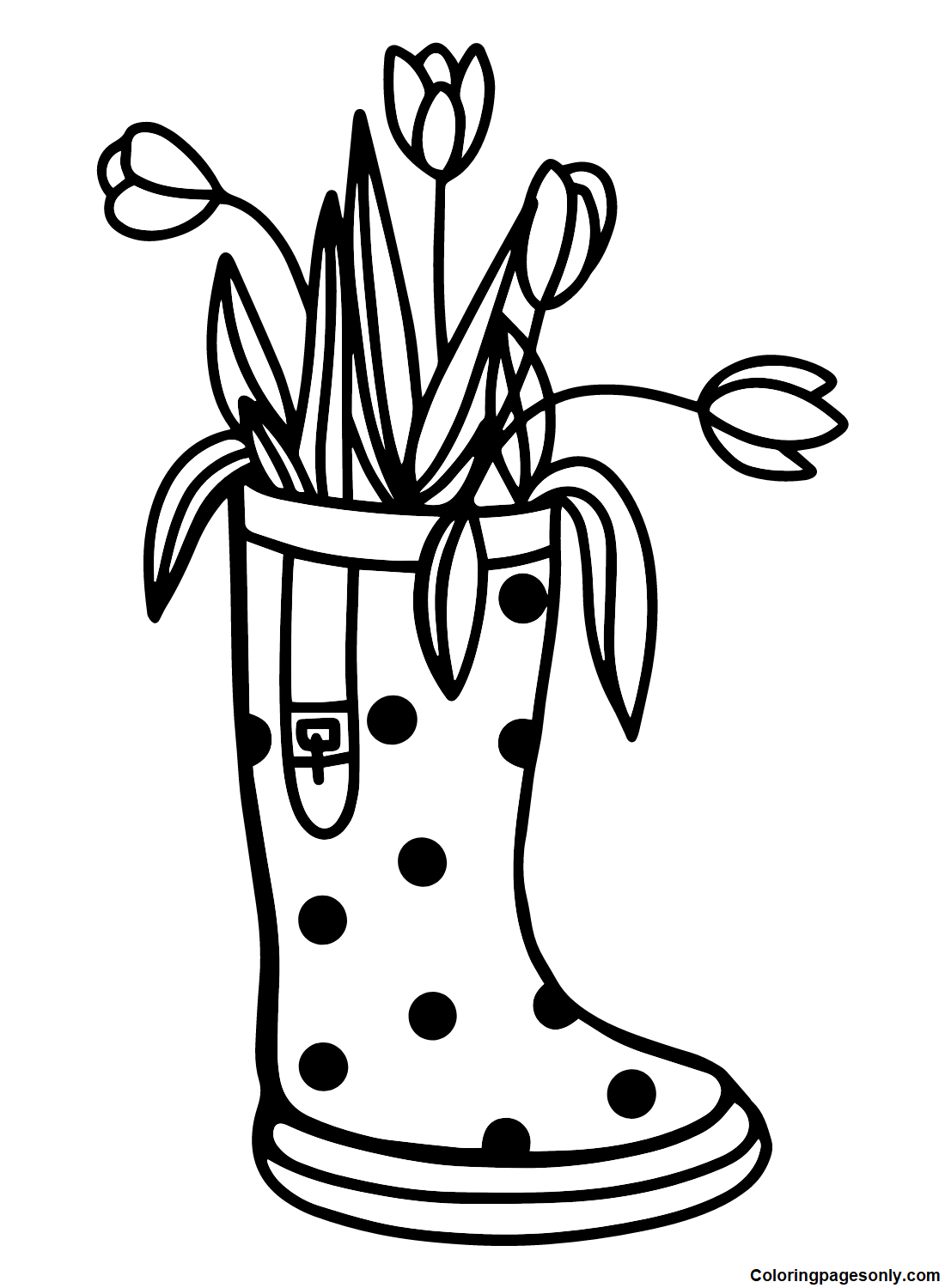 31 Stylish Boots Coloring Pages Printable 30