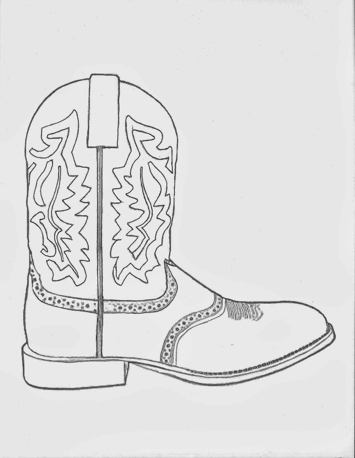 31 Stylish Boots Coloring Pages Printable 31