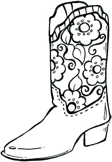 31 Stylish Boots Coloring Pages Printable 33