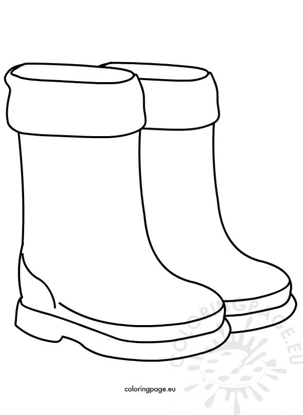 31 Stylish Boots Coloring Pages Printable 9