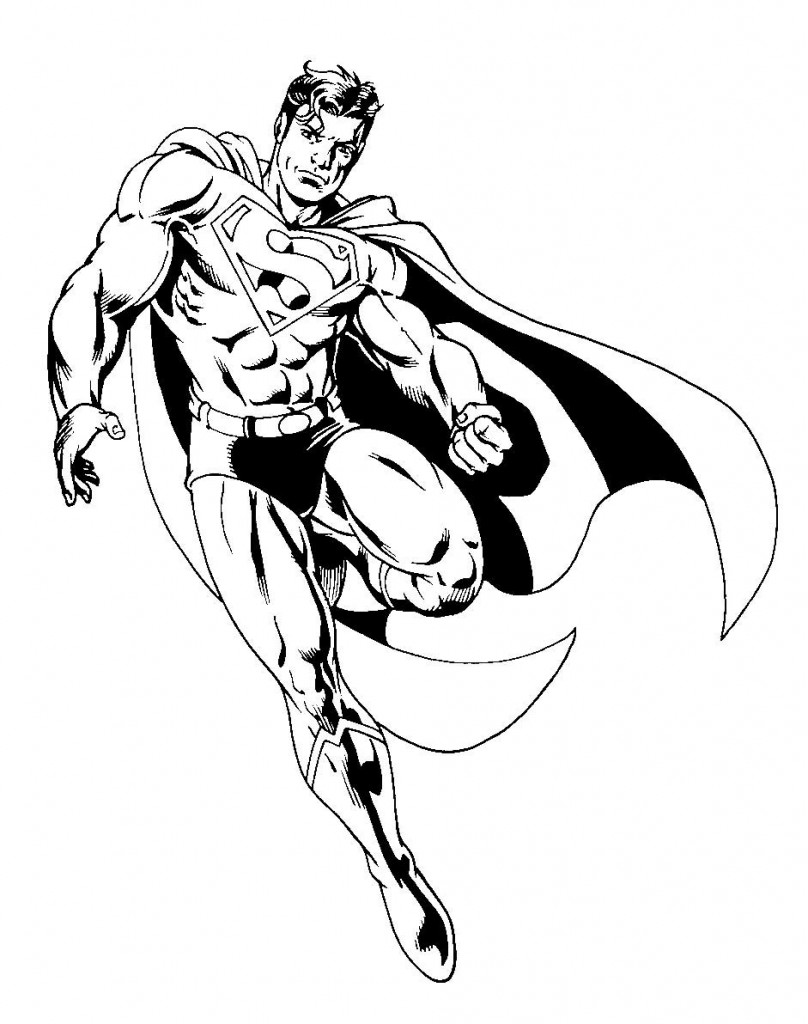 31 Superhero Coloring Pages Printable 17