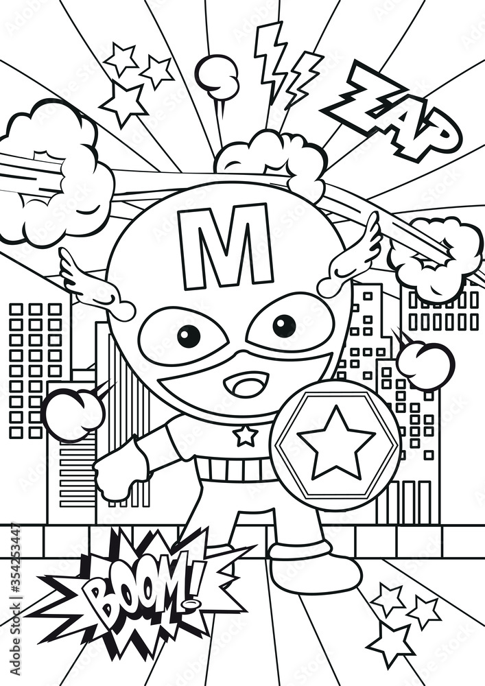 31 Superhero Coloring Pages Printable 20