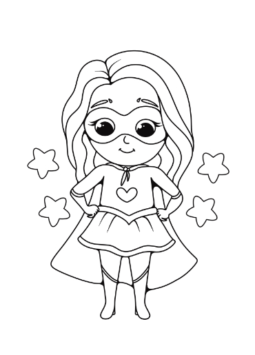 31 Superhero Coloring Pages Printable 23