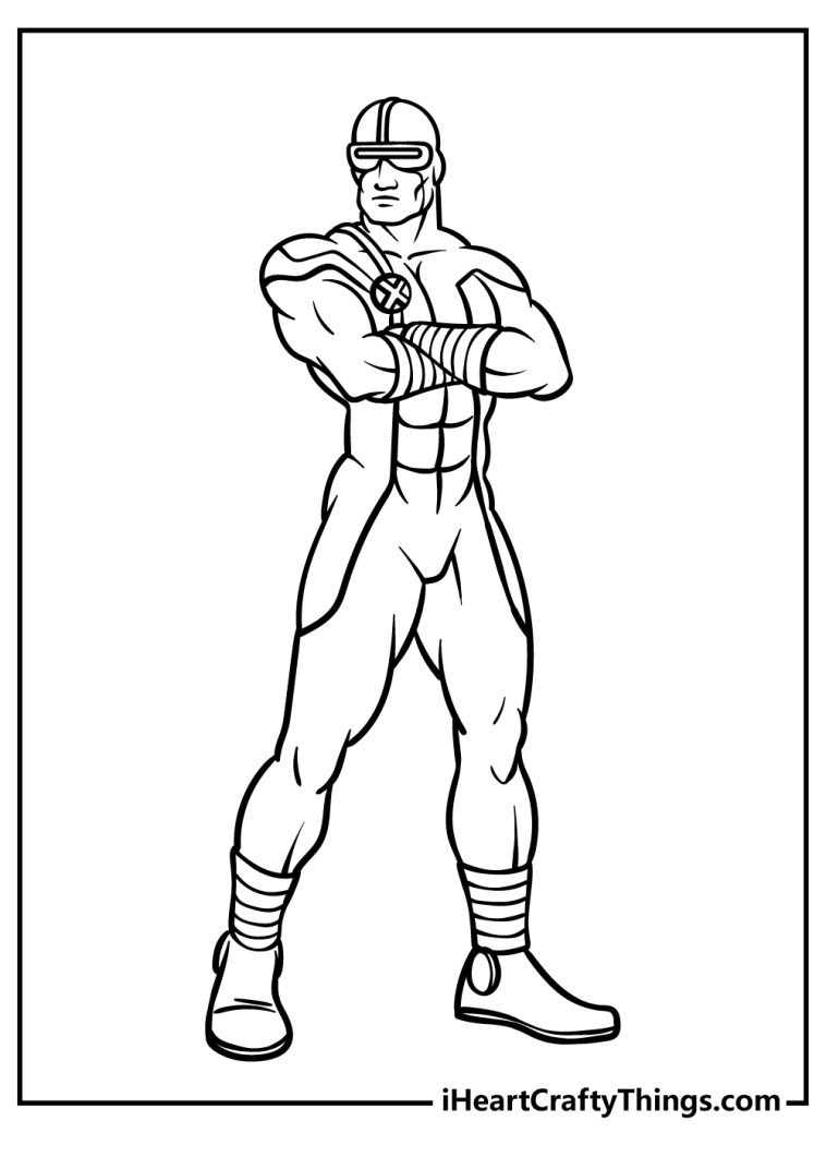 31 Superhero Coloring Pages Printable 4