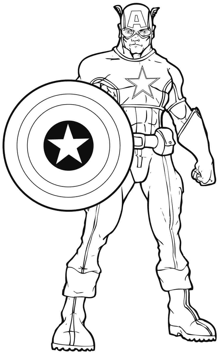 31 Superhero Coloring Pages Printable 5