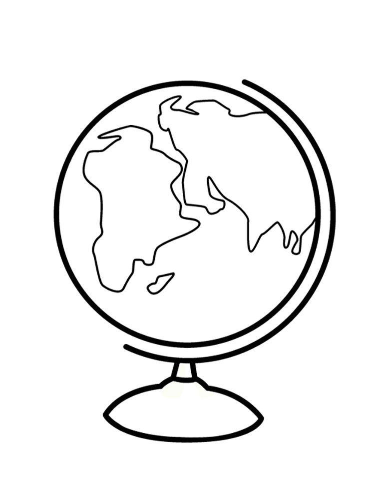 31 Top Globe Coloring Pages Printable 17