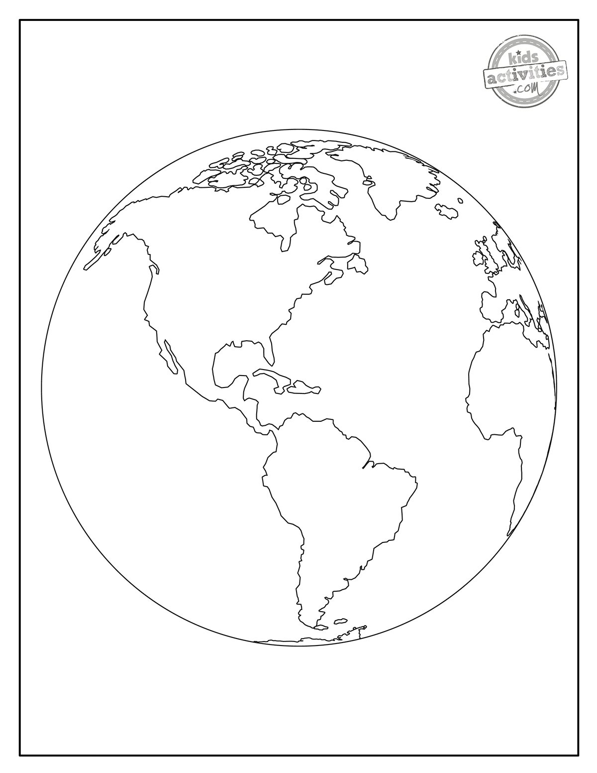 31 Top Globe Coloring Pages Printable 19