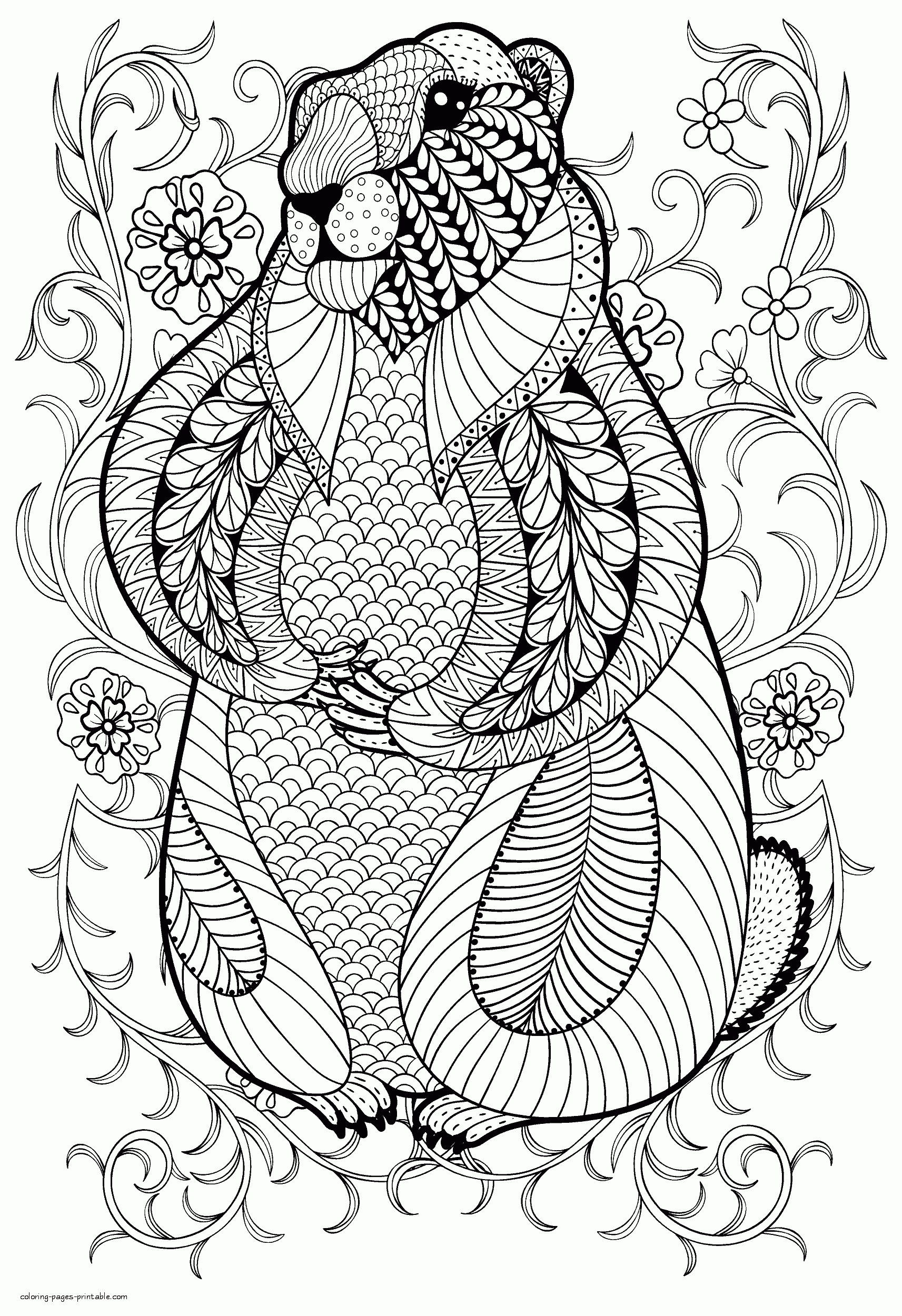 31 Weird Animal Coloring Pages Printable 5