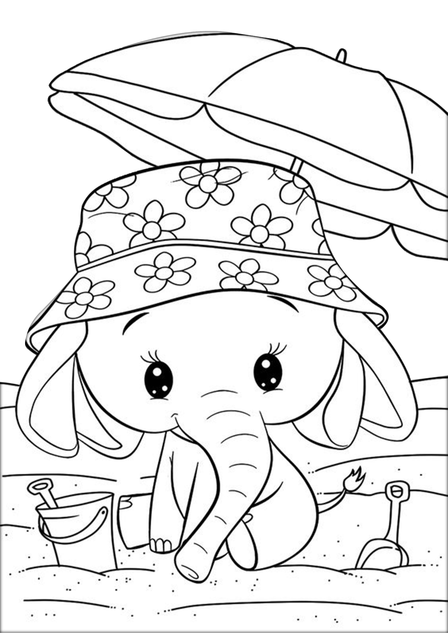 32 Animal Scene Coloring Pages Printable 17