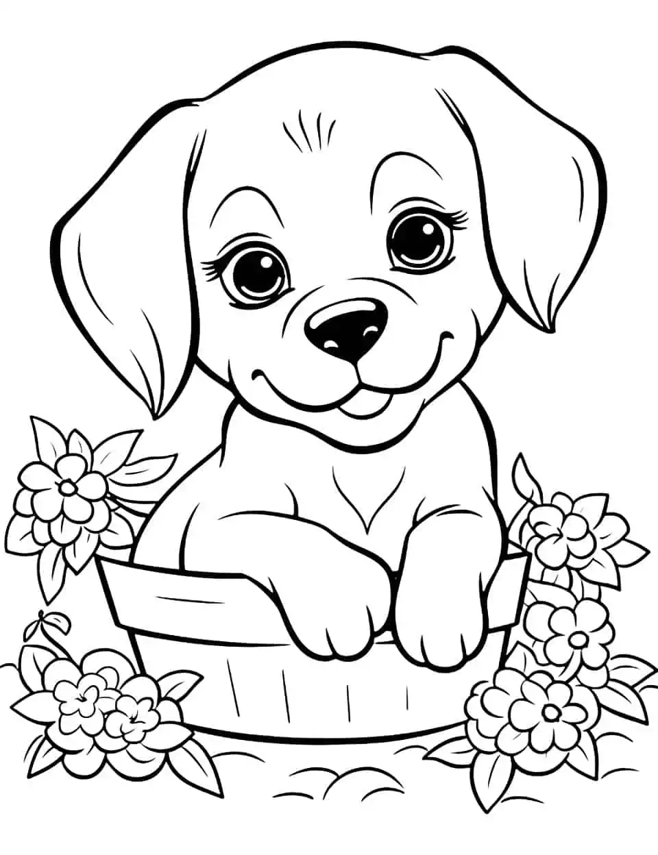 32 Animal Scene Coloring Pages Printable 18