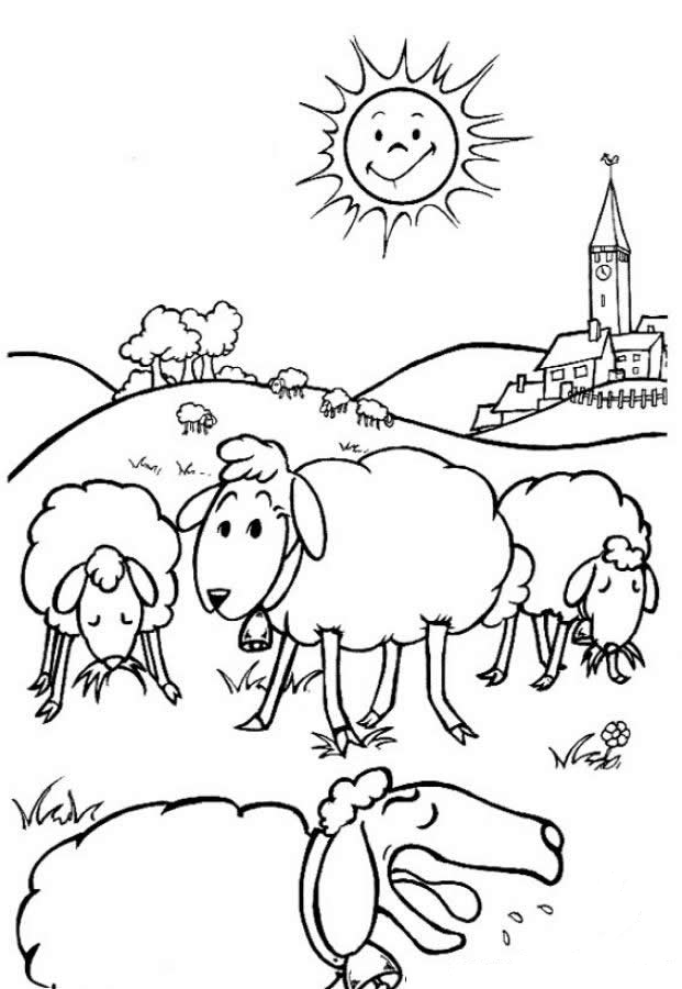 32 Animal Scene Coloring Pages Printable 31