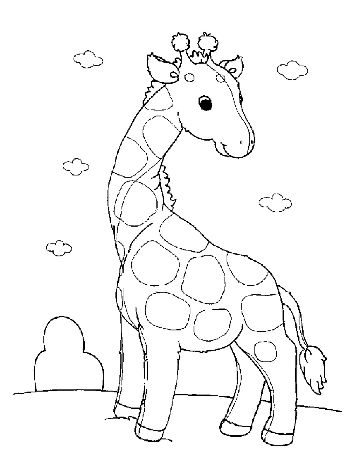 32 Animal Scene Coloring Pages Printable 6