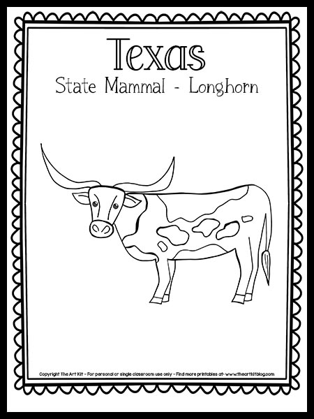 32 Bold Longhorn Coloring Pages Printable 25