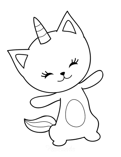 32 Cute Cat Face Coloring Page Printable 23