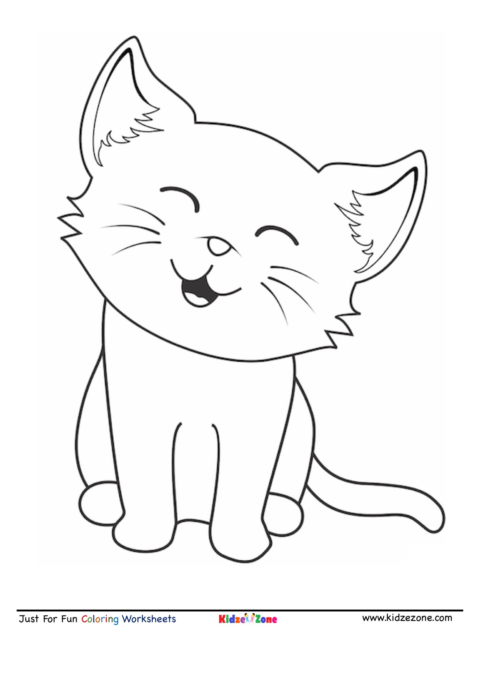 32 Cute Cat Face Coloring Page Printable 24