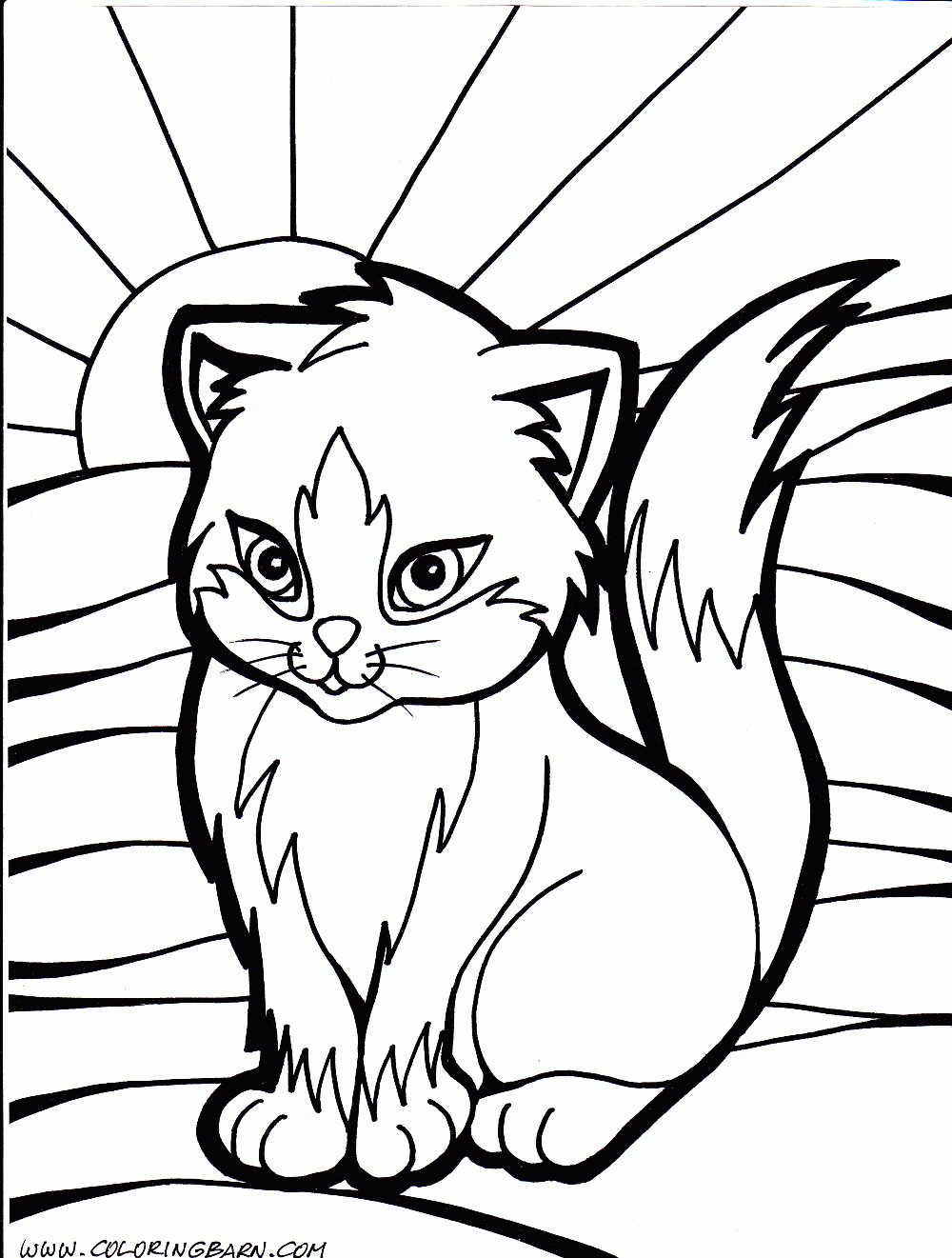 32 Cute Cat Face Coloring Page Printable 28