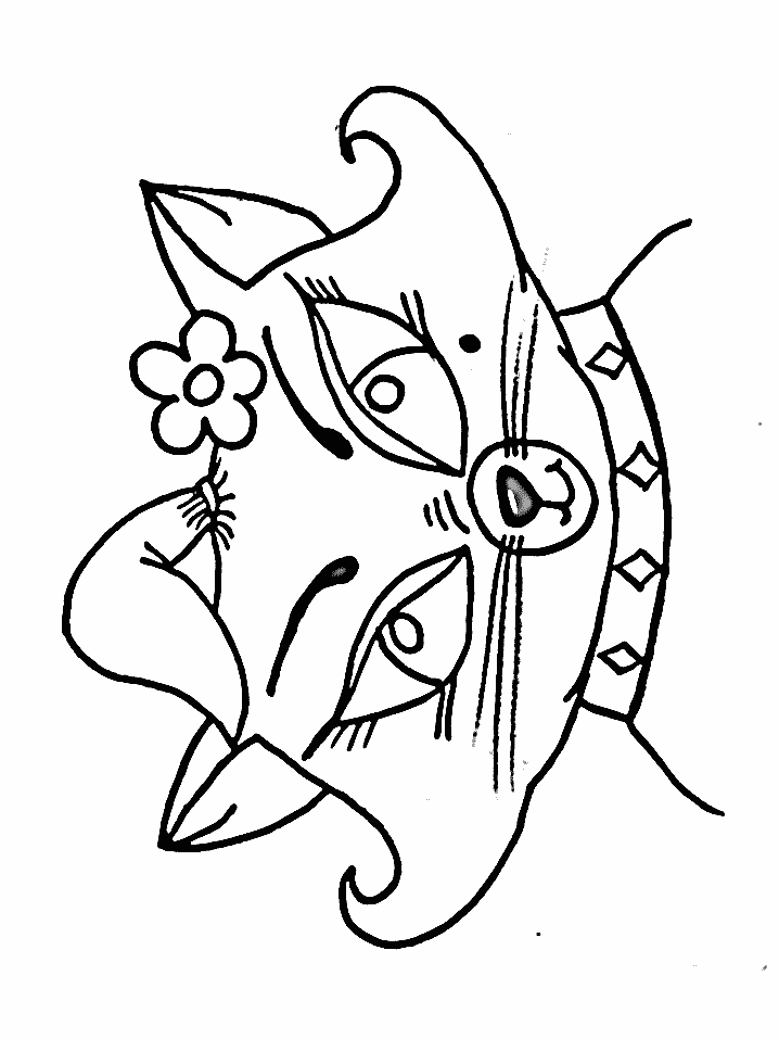 32 Cute Cat Face Coloring Page Printable 35