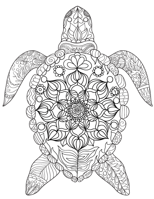 32 Cute Sea Creatures Coloring Pages Printable 18