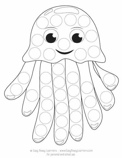 32 Cute Sea Creatures Coloring Pages Printable 24