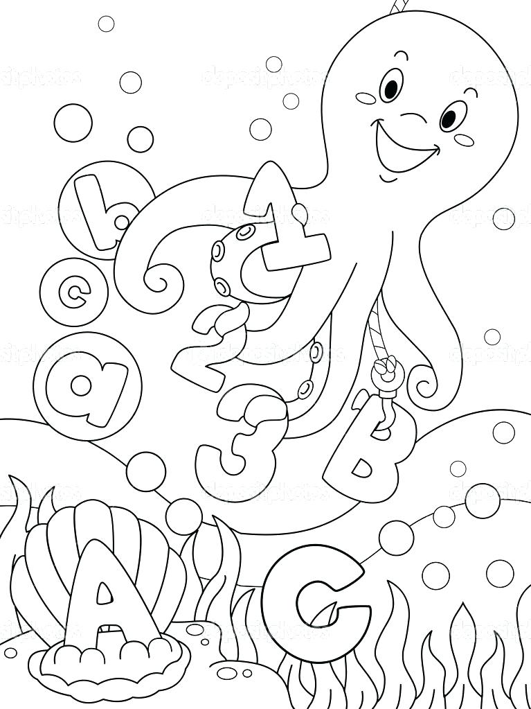 32 Cute Sea Creatures Coloring Pages Printable 35