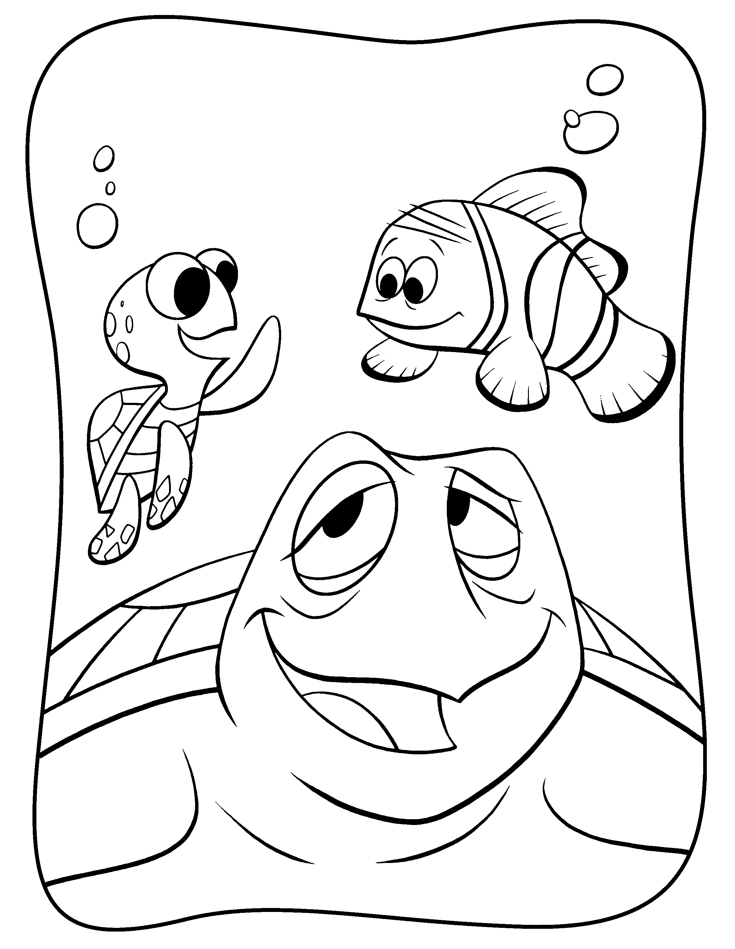 32 Exciting Finding Nemo Coloring Pages Printable 1