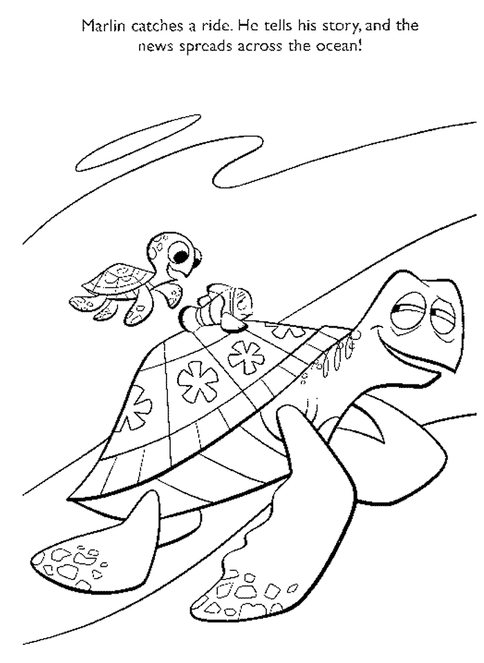 32 Exciting Finding Nemo Coloring Pages Printable 11