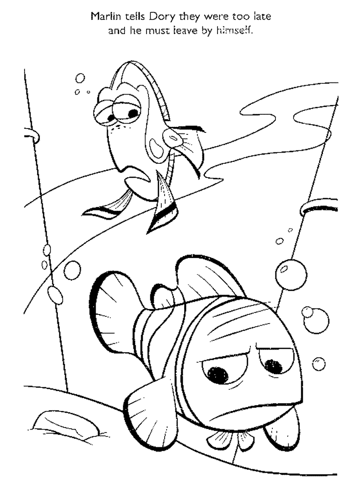 32 Exciting Finding Nemo Coloring Pages Printable 13