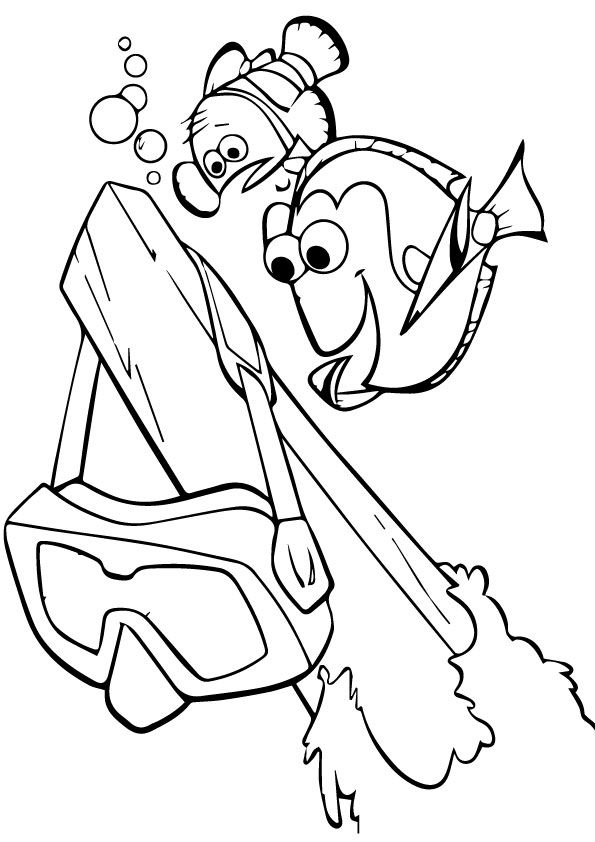 32 Exciting Finding Nemo Coloring Pages Printable 15