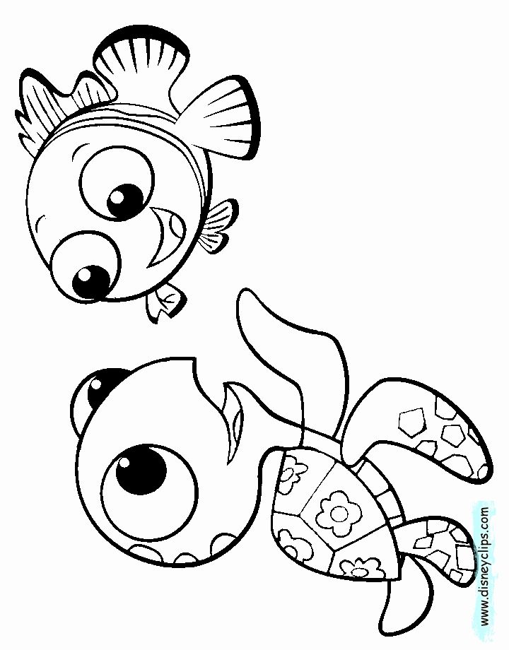 32 Exciting Finding Nemo Coloring Pages Printable 2