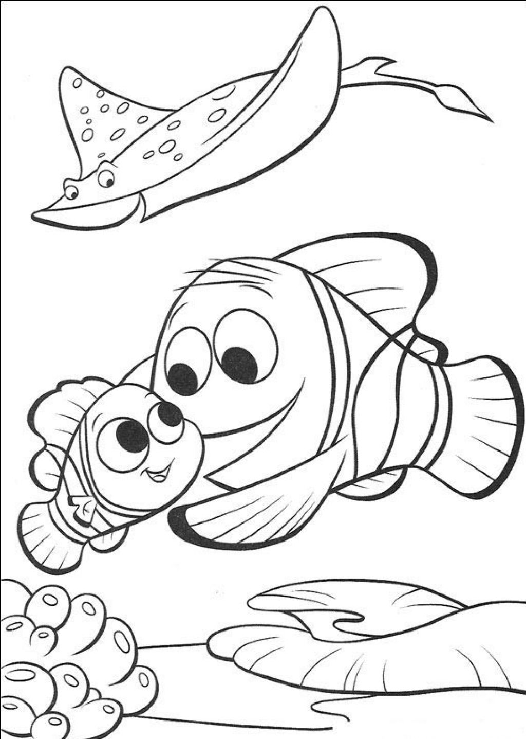 32 Exciting Finding Nemo Coloring Pages Printable 3