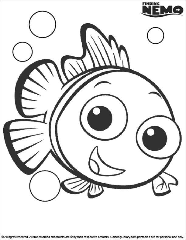 32 Exciting Finding Nemo Coloring Pages Printable 30