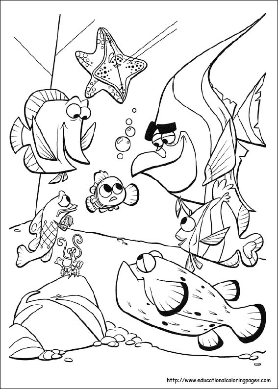 32 Exciting Finding Nemo Coloring Pages Printable 32