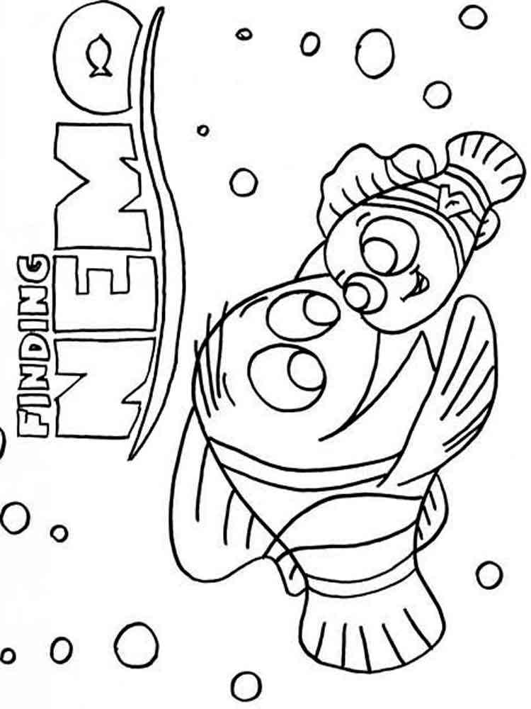 32 Exciting Finding Nemo Coloring Pages Printable 6