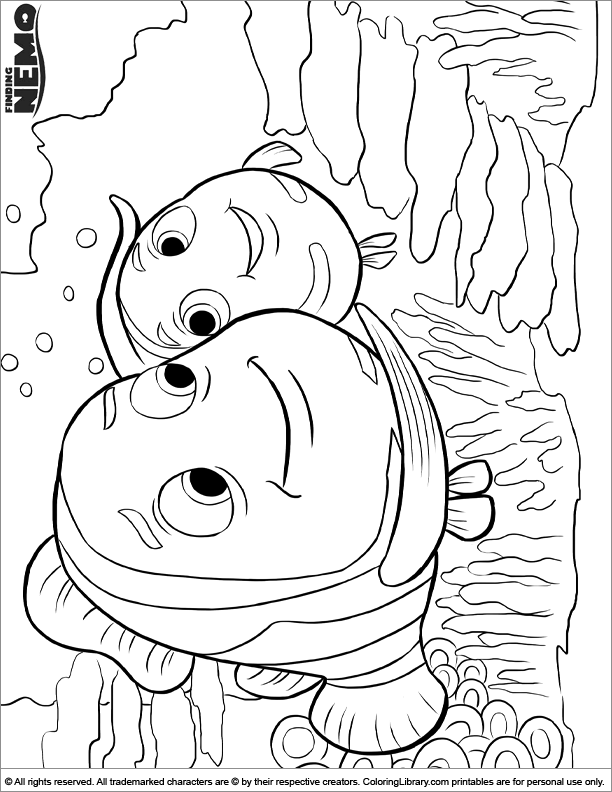 32 Exciting Finding Nemo Coloring Pages Printable 7