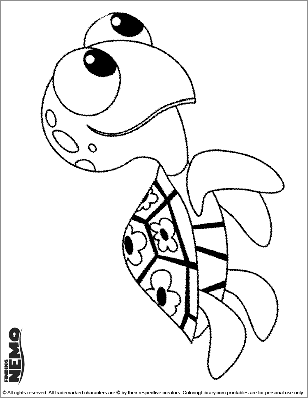 32 Exciting Finding Nemo Coloring Pages Printable 8