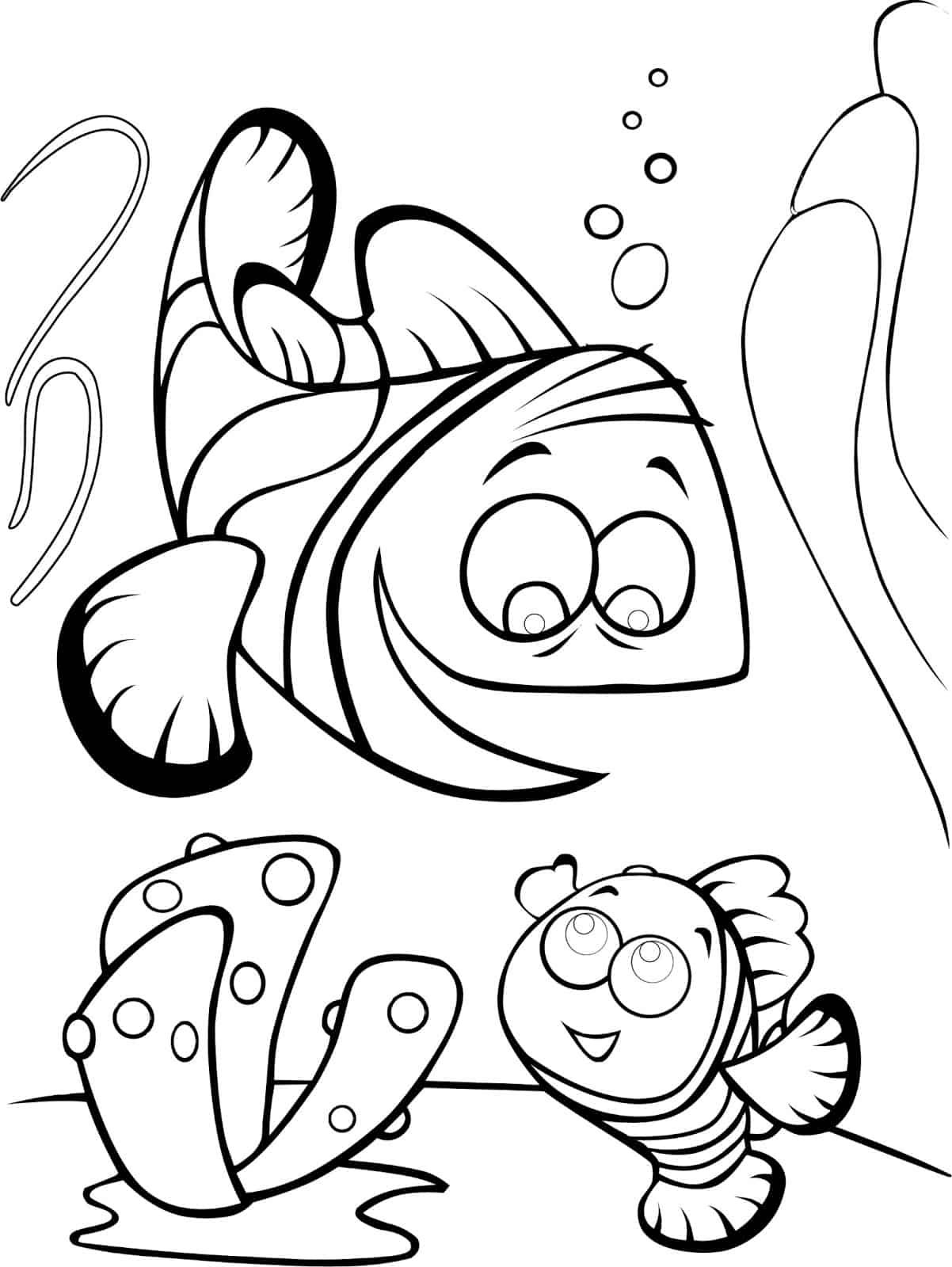 32 Exciting Finding Nemo Coloring Pages Printable 9