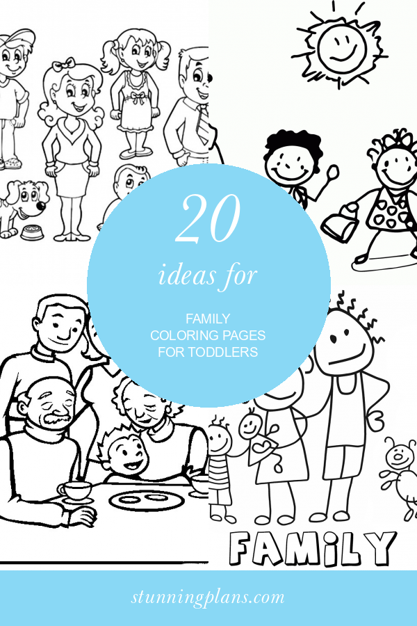 32 Family Coloring Pages Printable 10