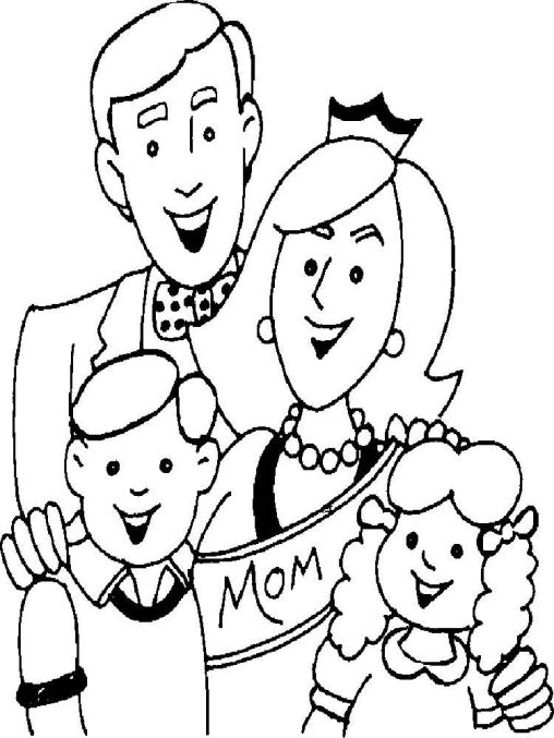 32 Family Coloring Pages Printable 13